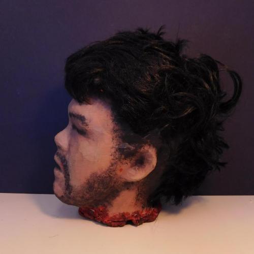 Painted Fake Head Left