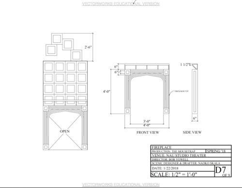 Front Elevation & Detail Drawing